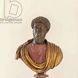 Portrait of Marcus Aurelius, Ludovisi collection (bronze & porfido)