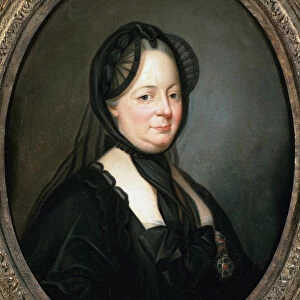 Portrait of Marie Therese of Austria, Empress and queen of Hungary and Boheme