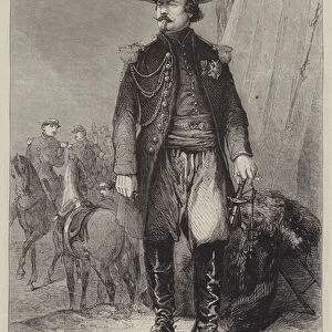 Portrait of Marshal Canrobert, for the Gallery of Versailles (engraving)