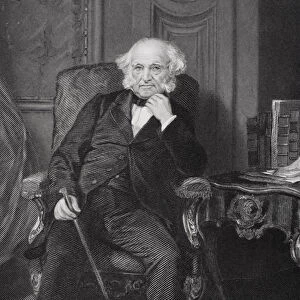 Portrait of Martin Van Buren (1782-1862) (litho)