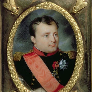 Portrait Miniature of Napoleon Bonaparte, 1815 (w / c on ivory)