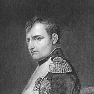 Portrait of Napoleon Bonaparte (1769-1821) (engraving)