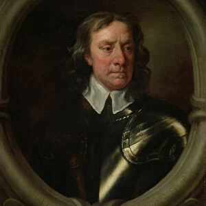 Portrait of Oliver Cromwell, 1653-54 (oil on canvas)