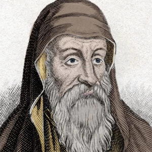 Portrait of Origen (Origen) (Origen Adamantius) theologian of the Patristic Period