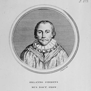 Portrait of Orlando Gibbons (1583-1625) british composer
