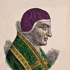 Portrait of the Pope Agapet II (Agapit or Agapetus or Agapito) (946-955)