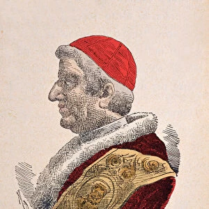 Portrait of the Pope Gregoire XVI (Gregorio, Gregorius or Gregory) (1831-1846)