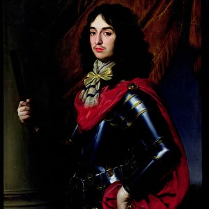 Portrait of Prince Edward of the Palatinate (1625-63) in Armour (oil on canvas)