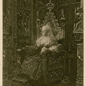 Portrait of Queen Victoria (photogravure)