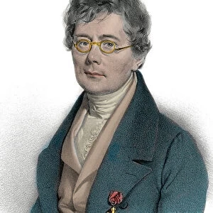 Portrait of Simon Sechter (1788 - 1867), composer, theorist