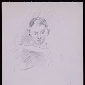 Portrait of Sir Herbert ARA Baker, 1927 (pencil on paper)
