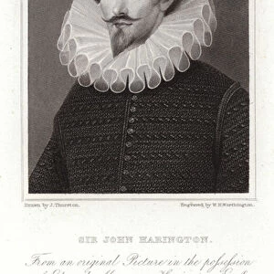 Portrait of Sir John Harington (engraving)