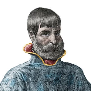 Portrait of the Spanish conquistador Juan Ponce de Leon (1460-1521)