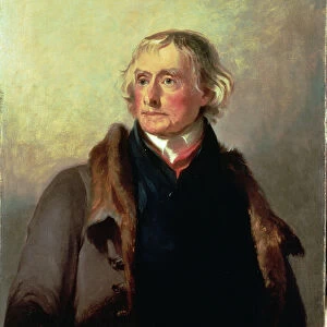 Portrait of Thomas Jefferson, 1856 (oil on canvas)