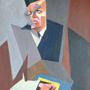 Portrait of Tristan Tzara (oil on canvas)