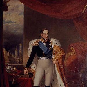Portrait of Tsar Nicholas I of Russia, 1826 (oil on canvas)