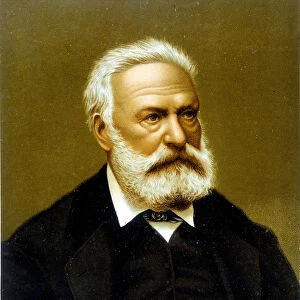 Portrait of Victor Hugo - chromolithography, 19th century