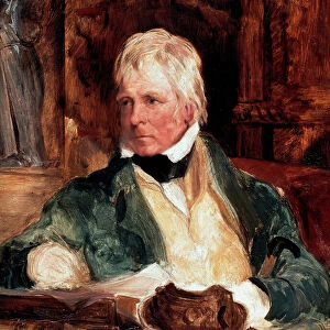 Portrait of Walter Scott, Scottish writer, 1824 (painting)