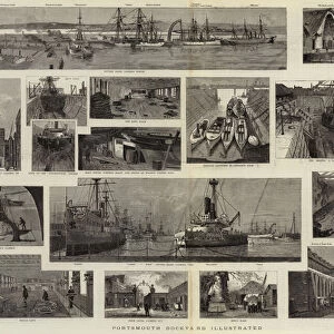 Portsmouth Dockyard Illustrated (engraving)