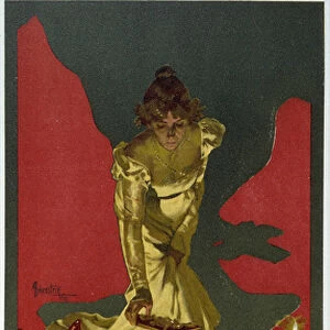 Poster by Hohenstein. "La Tosca"by Giacomo Puccini