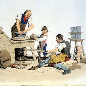 Potters, from Costume of Great Britain, published by William Miller