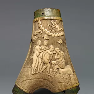 Powder flask, c. 1550-80 (antler)