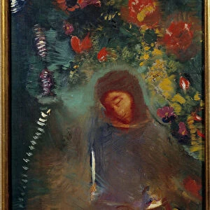 The prayer Painting by Odilon Redon (1840-1916) 1893 Sun