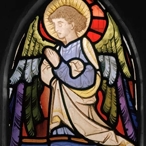 Praying Angel, 1866 (stained glass)
