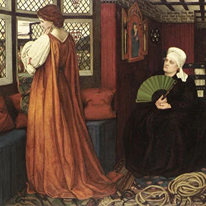 Pre-Raphaelite paintings : Juliet and her Nurse (Juliette et sa nourrice