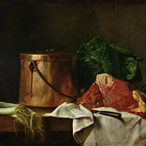Preparations for a Stew (oil on canvas)