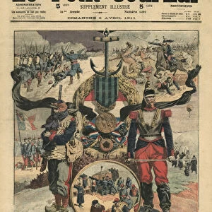 The Presentation of The Medal of Combatants 1870-71, illustration from Le Petit Journal