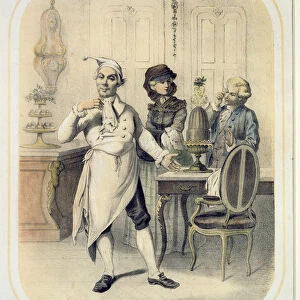 Pride in the Kitchen, from a series of prints depicting the Seven Deadly Sins, c