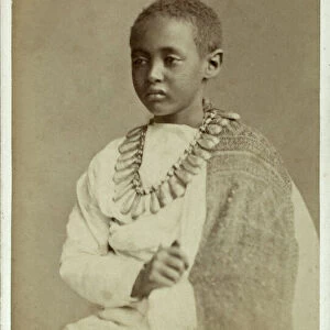 Prince Alamayu, son of Emperor Theodor II of Abyssinia, Ryde, England