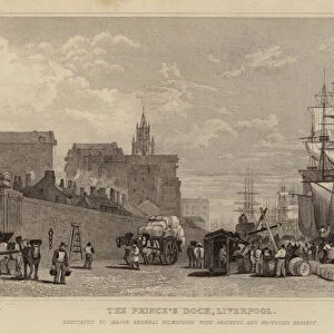 The Princes Dock, Liverpool (engraving)