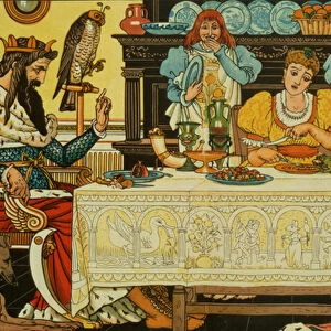 The Princess Shares her Dinner with the Frog, from The Frog Prince, 1874