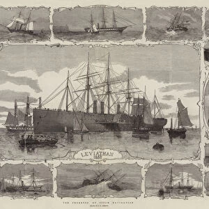 The Progress of Steam Navigation (engraving)