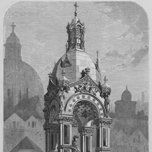 The Proposed Drinking Fountain, Smithfield, London (engraving)