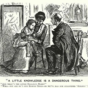 Punch cartoon: A Little Knowledge is a Dangerous Thing (engraving)