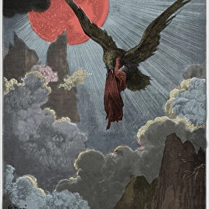 Purgatorio, Canto 9 : Dante, in a dream, is carried off by an eagle