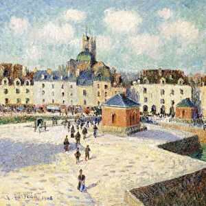 The Quay at Dieppe in Sunlight, 1905 (oil on canvas)
