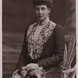 Queen Alexandra (b / w photo)