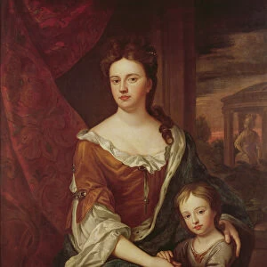 Queen Anne and William, Duke of Gloucester (oil on canvas)