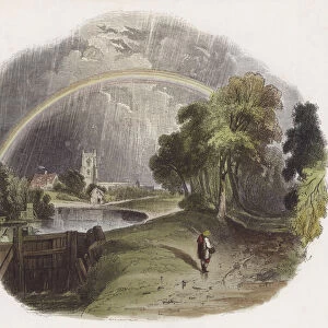 The Rainbow (coloured engraving)