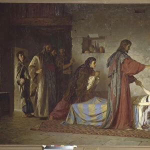 The Raising of Jairus daughter, 1871 (oil on canvas)