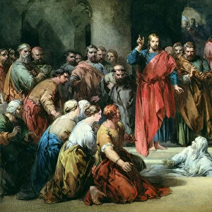The Raising of Lazarus (w / c on paper)