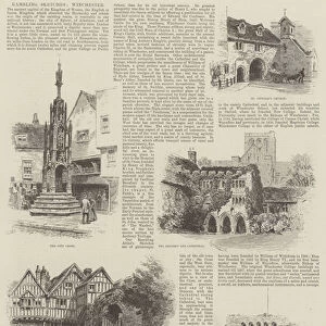 Rambling Sketches, Winchester (litho)