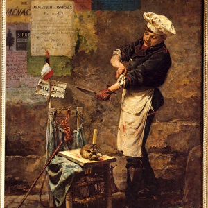 The rat seller during the Paris siege in 1870 (hs / t 0. 64 x 0