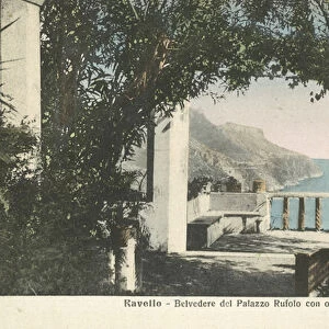 Ravello, Italy, Belvedere of the Palazzo Rufolo (colour photo)