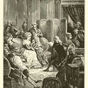 The reading of "Paul and Virginia"(engraving)