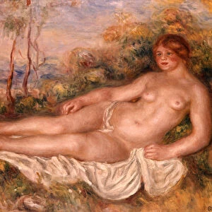 The Reclining Bather (La Baigneuse Couchee) 1906 (oil on canvas)